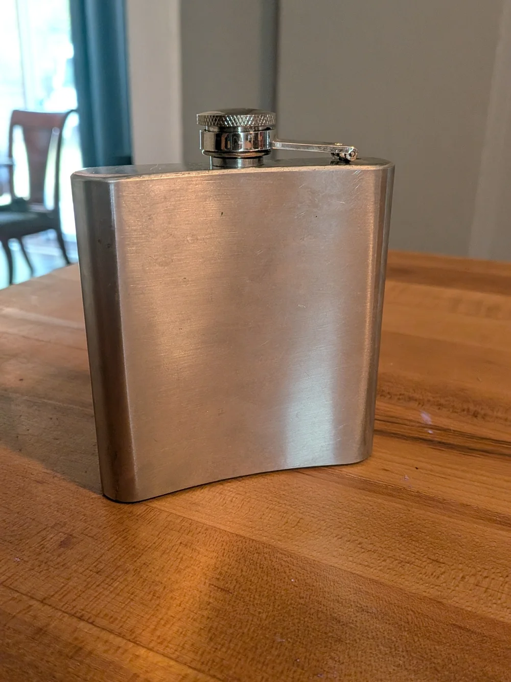 Vintage Style 6oz Metal Hip Flask Pirate Renaissance Festival Costume Prop